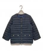 TATRAS×Spick&Spanタトラス×スピックアンドスパン）の古着「別注 ノーカラーダウンジャケット」｜ネイビー