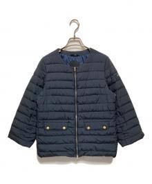 TATRAS×Spick&Span（タトラス×スピックアンドスパン）の古着「別注 ノーカラーダウンジャケット」｜ネイビー