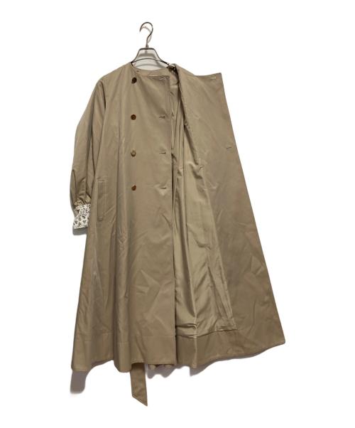 JENNE（ジェンヌ）JENNE (ジェンヌ) シャンブレートレンチコート ベージュ サイズ:M 未使用品の古着・服飾アイテム