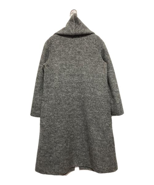 JENNE（ジェンヌ）JENNE (ジェンヌ) リバーウールシルクコート グレー サイズ:M 未使用品の古着・服飾アイテム