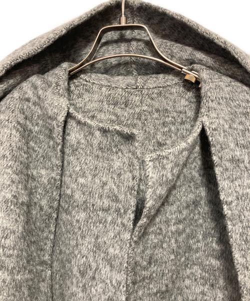 JENNE（ジェンヌ）JENNE (ジェンヌ) リバーウールシルクコート グレー サイズ:M 未使用品の古着・服飾アイテム