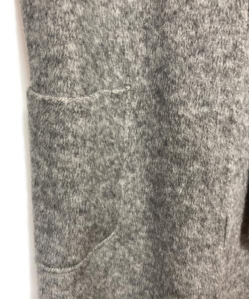 JENNE（ジェンヌ）JENNE (ジェンヌ) リバーウールシルクコート グレー サイズ:M 未使用品の古着・服飾アイテム