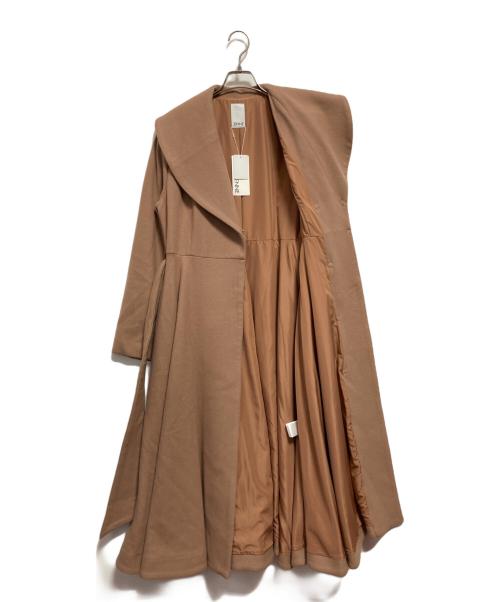 JENNE（ジェンヌ）JENNE (ジェンヌ) ウールドレスコート ベージュ サイズ:M 未使用品の古着・服飾アイテム
