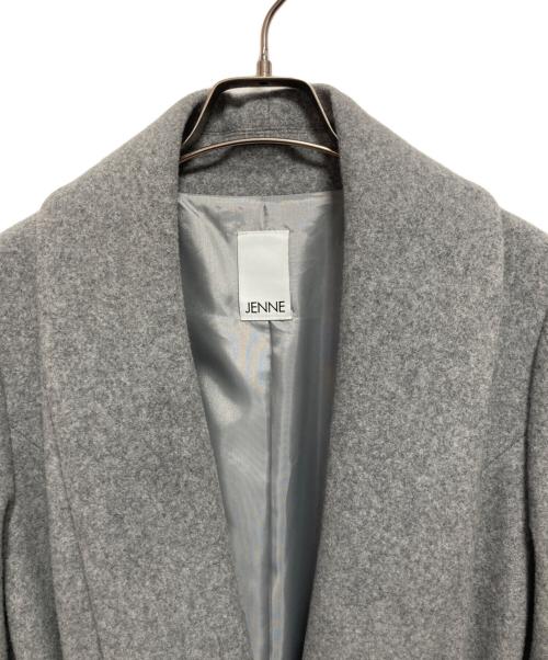 JENNE（ジェンヌ）JENNE (ジェンヌ) ウールコート グレー サイズ:M 未使用品の古着・服飾アイテム