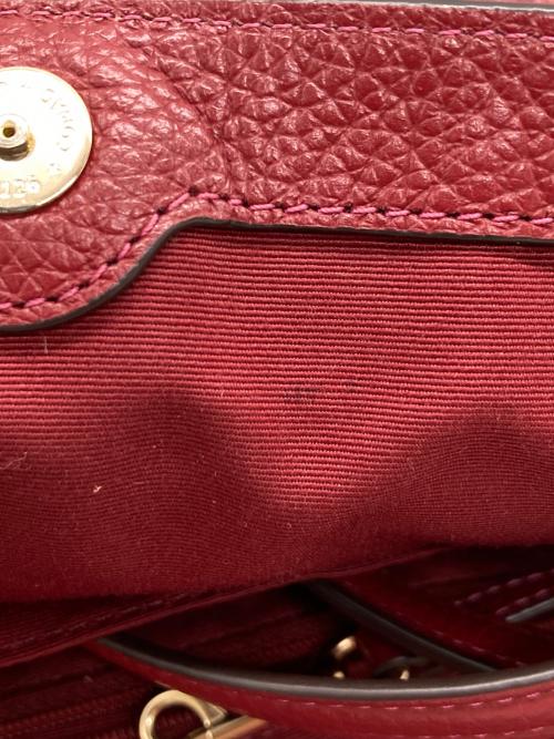 COACH（コーチ）COACH (コーチ) 2WAYバッグ レッドの古着・服飾アイテム