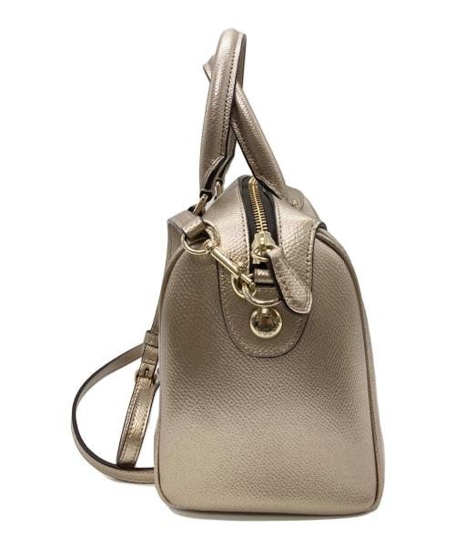 COACH（コーチ）COACH (コーチ) 2WAYミニボストンバッグ ゴールドの古着・服飾アイテム