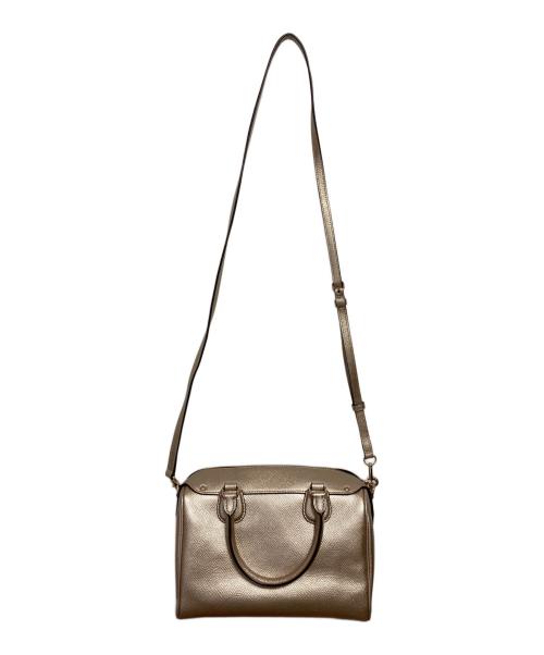 COACH（コーチ）COACH (コーチ) 2WAYミニボストンバッグ ゴールドの古着・服飾アイテム