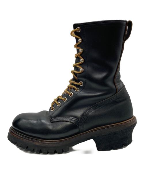 RED WING（レッドウィング）RED WING (レッドウィング) ロガーブーツ ブラック サイズ:7Dの古着・服飾アイテム
