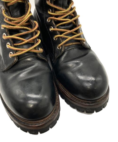 RED WING（レッドウィング）RED WING (レッドウィング) ロガーブーツ ブラック サイズ:7Dの古着・服飾アイテム
