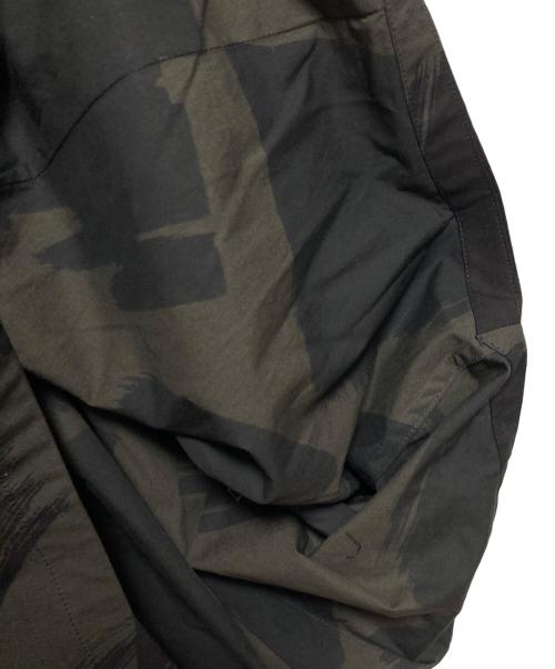 HAVERSACK（ハバーサック）HAVERSACK (ハバーサック) コットンスクエアブラッシュプリントバルーンロングスカート カーキ×ブラック サイズ:S（0）の古着・服飾アイテム
