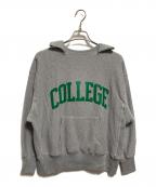 sancaサンカ）の古着「REV.W COLLEGE AFTER HOODIE」｜グレー