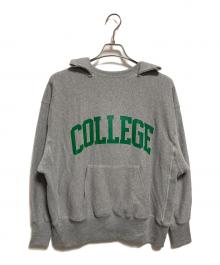 sanca（サンカ）の古着「REV.W COLLEGE AFTER HOODIE」｜グレー