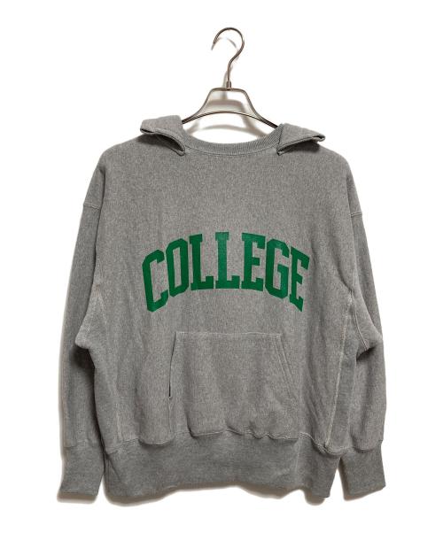 sanca（サンカ）Sanca (サンカ) REV.W COLLEGE AFTER HOODIE グレー サイズ:S（0）の古着・服飾アイテム