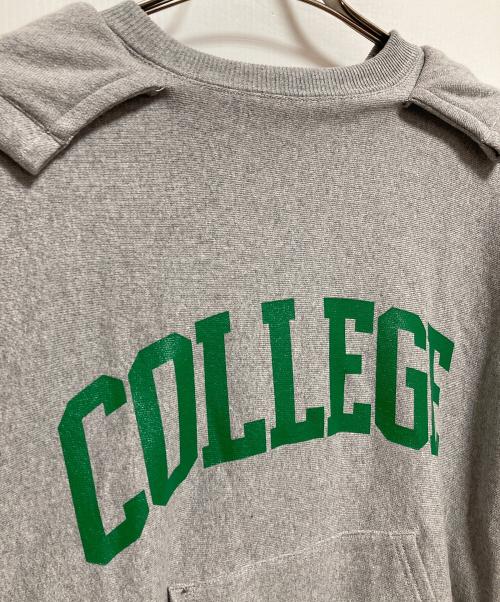 sanca（サンカ）Sanca (サンカ) REV.W COLLEGE AFTER HOODIE グレー サイズ:S（0）の古着・服飾アイテム