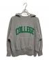 Sanca（サンカ）の古着「REV.W COLLEGE AFTER HOODIE」｜グレー
