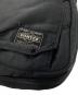 中古・古着 PORTER (ポーター) SHOULDER BAG(L) ブラック：15000円