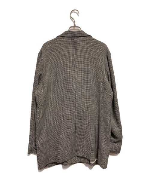 SHENERY（シーナリー）SHENERY (シーナリー) からみ織ダブルジャケット グレー サイズ:38の古着・服飾アイテム