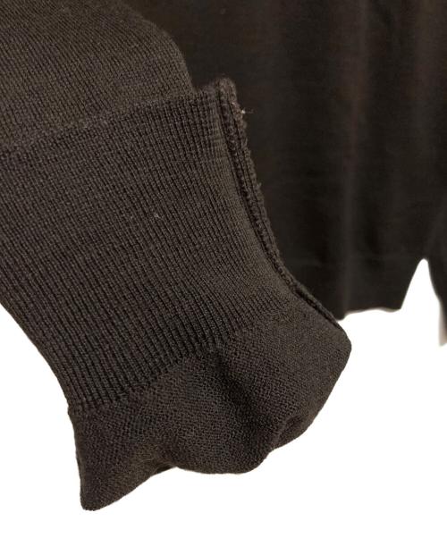 JOHN SMEDLEY（ジョンスメドレー）JOHN SMEDLEY (ジョンスメドレー) 襟付きウールニット ブラウン サイズ:Mの古着・服飾アイテム