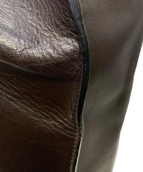 MARNI（マルニ）MARNI (マルニ) レザートートバッグ ブラウンの古着・服飾アイテム