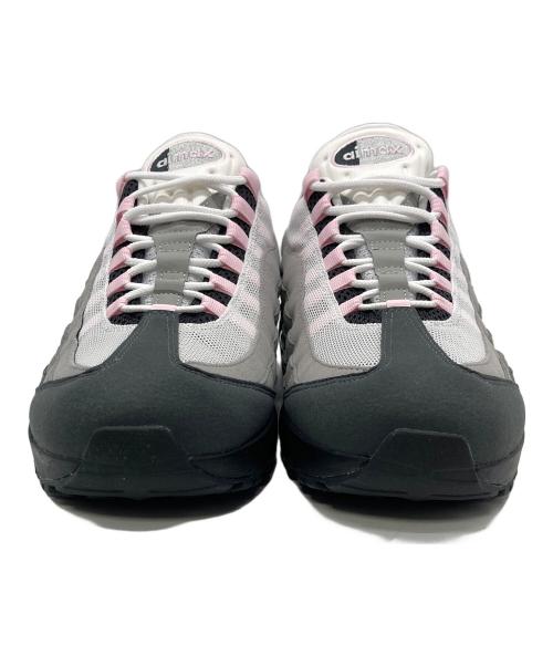 NIKE（ナイキ）NIKE (ナイキ) W AIR MAX 95 OG BLACK/PINK FOAM-WHITE-REFLECT SILVER グレー×ブラック サイズ:USウィメンズ13.5の古着・服飾アイテム