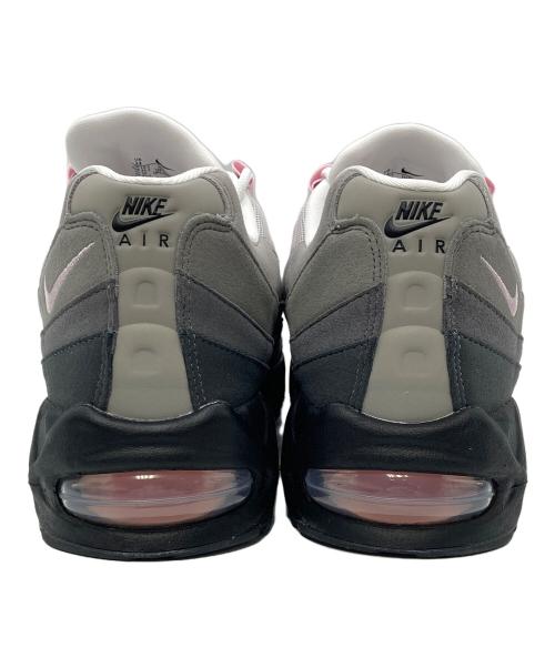 NIKE（ナイキ）NIKE (ナイキ) W AIR MAX 95 OG BLACK/PINK FOAM-WHITE-REFLECT SILVER グレー×ブラック サイズ:USウィメンズ13.5の古着・服飾アイテム