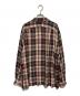 RRL (ダブルアールエル) 長袖レーヨンチェックシャツ ベージュ×グリーン サイズ:M：12000円