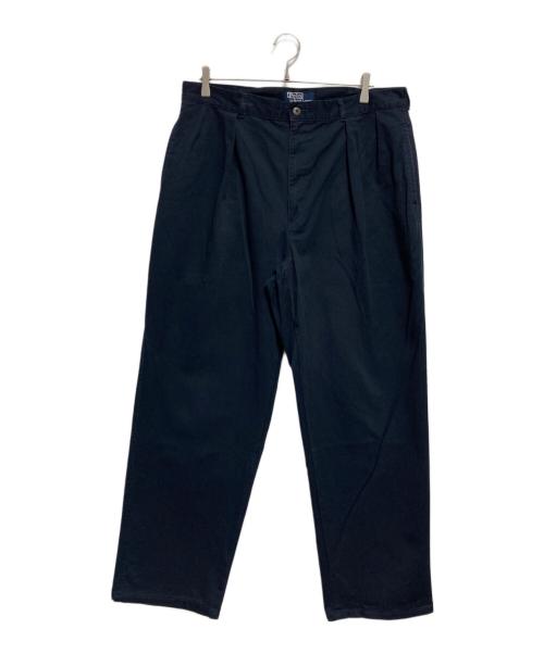 POLO RALPH LAUREN（ポロ・ラルフローレン）POLO RALPH LAUREN (ポロ・ラルフローレン) タックチノパンツ ネイビー サイズ:W36の古着・服飾アイテム
