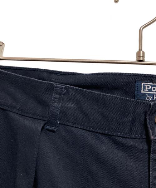 POLO RALPH LAUREN（ポロ・ラルフローレン）POLO RALPH LAUREN (ポロ・ラルフローレン) タックチノパンツ ネイビー サイズ:W36の古着・服飾アイテム