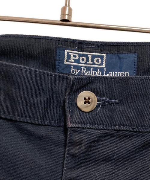 POLO RALPH LAUREN（ポロ・ラルフローレン）POLO RALPH LAUREN (ポロ・ラルフローレン) タックチノパンツ ネイビー サイズ:W36の古着・服飾アイテム