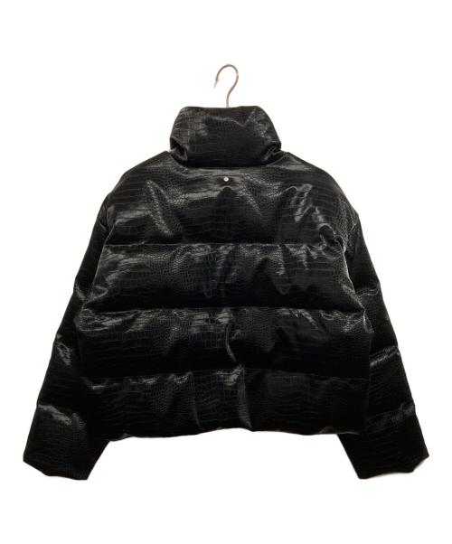 DANKE SCHON（ダンケ シェーン）Danke schon (ダンケ シェーン) PU SHORT BLOUSON CROCODILE ブラック サイズ:Mの古着・服飾アイテム