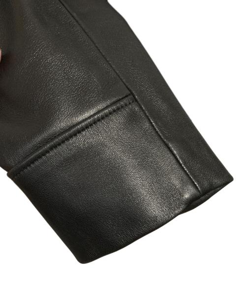 nano・universe（ナノ・ユニバース）nano・universe (ナノ・ユニバース) LB.03 WONDER LIGHT LEATHER カーコート ブラック サイズ:Lの古着・服飾アイテム