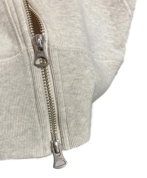 LOOPWHEELER（ループウィラー）LOOPWHEELER (ループウィラー) BEAMS PLUS (ビームスプラス) SLIM FITジップパーカー ベージュ サイズ:XLの古着・服飾アイテム