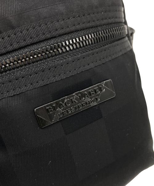 BLACK LABEL CRESTBRIDGE（ブラックレーベル クレストブリッジ）BLACK LABEL CRESTBRIDGE (ブラックレーベル クレストブリッジ) ショルダーバッグ ブラックの古着・服飾アイテム