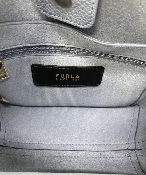 FURLA（フルラ）FURLA (フルラ) NUVOLA MINI BUCKET ブルーの古着・服飾アイテム