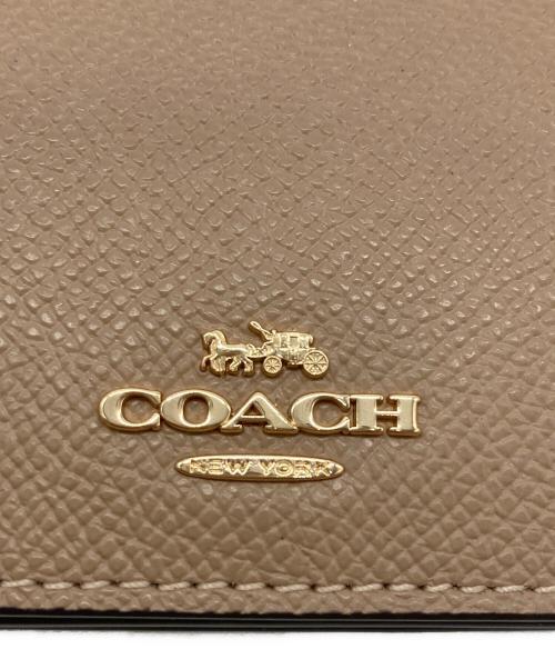 COACH（コーチ）COACH (コーチ) カードケース ベージュの古着・服飾アイテム