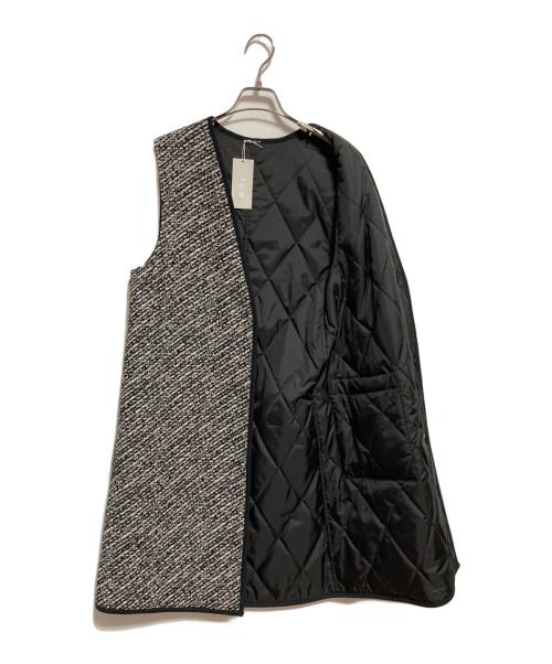 icB（アイシービー）icB (アイシービー) リバーシブルロングジレ ブラック サイズ:S（7）の古着・服飾アイテム
