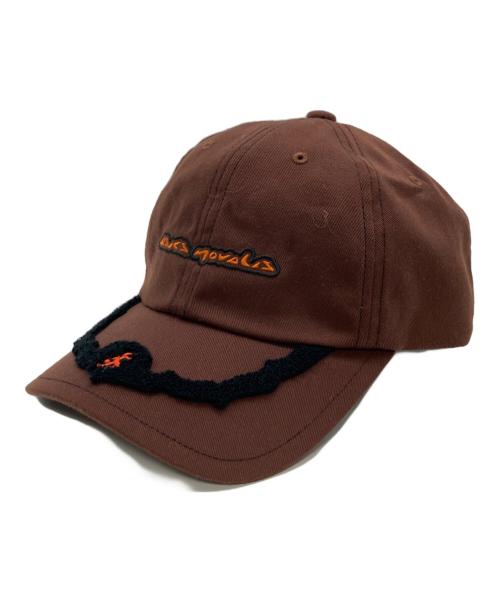 asics novalis（アシックス ノヴァリス）asics novalis (アシックス ノヴァリス) KIKO KOSTADINOV (キコ・コスタディノフ) MIRBELIOIDS CAP ブラウンの古着・服飾アイテム
