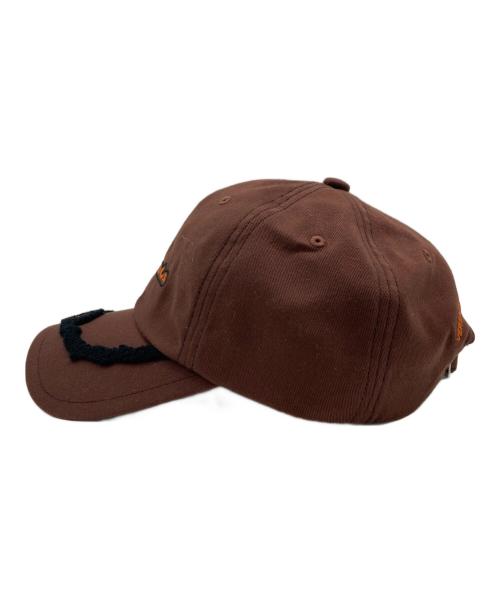 asics novalis（アシックス ノヴァリス）asics novalis (アシックス ノヴァリス) KIKO KOSTADINOV (キコ・コスタディノフ) MIRBELIOIDS CAP ブラウンの古着・服飾アイテム