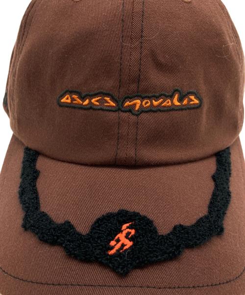 asics novalis（アシックス ノヴァリス）asics novalis (アシックス ノヴァリス) KIKO KOSTADINOV (キコ・コスタディノフ) MIRBELIOIDS CAP ブラウンの古着・服飾アイテム