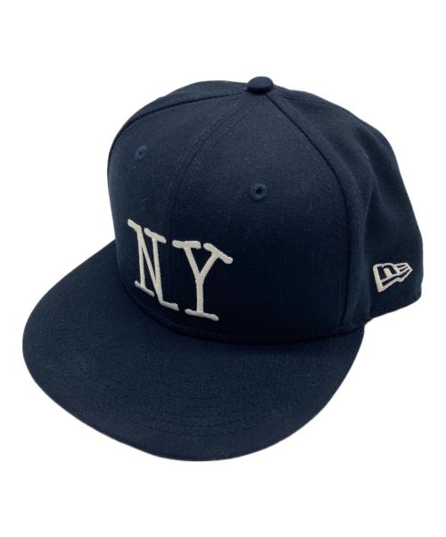 New Era（ニューエラ）New Era (ニューエラ) stussy (ステューシー) NY NEW ERA CAP ネイビー サイズ:7 5/8の古着・服飾アイテム