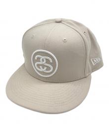 stussy×New Era（ステューシー×ニューエラ）の古着「キャップ」｜ベージュ