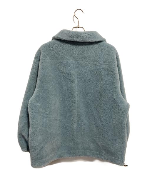ELENDEEK（エレンディーク）ELENDEEK (エレンディーク) ボアフェイクレザーコート ブルー サイズ:01 未使用品の古着・服飾アイテム