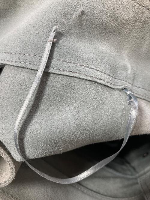 BALENCIAGA（バレンシアガ）BALENCIAGA (バレンシアガ) スウェードレザースカート グレー サイズ:36の古着・服飾アイテム
