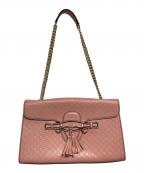 GUCCIグッチ）の古着「ショルダーバッグ」｜ピンク