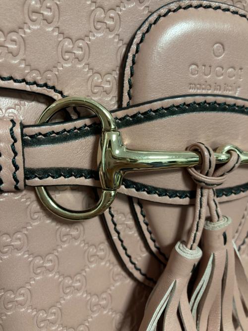 GUCCI（グッチ）GUCCI (グッチ) ショルダーバッグ ピンクの古着・服飾アイテム