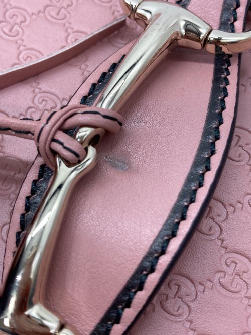 GUCCI（グッチ）GUCCI (グッチ) ショルダーバッグ ピンクの古着・服飾アイテム