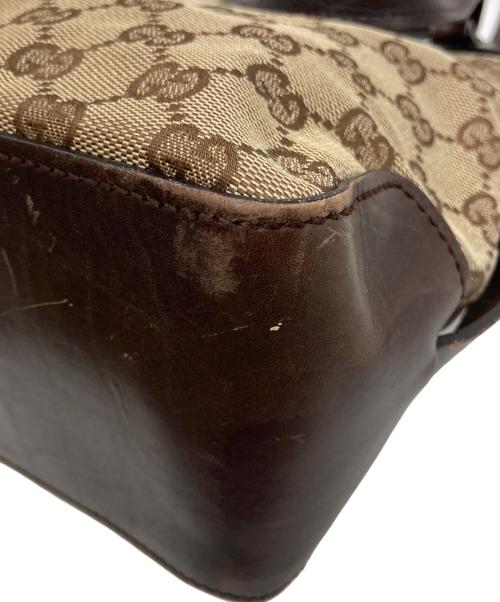 GUCCI（グッチ）GUCCI (グッチ) GGキャンバス　トートバッグ ベージュ・ブラウンの古着・服飾アイテム