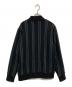 stussy (ステューシー) ウールストライプ ボンバージャケット ブラック サイズ:M：10000円