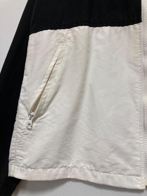 stussy（ステューシー）stussy (ステューシー) ナイロンジャケット ブラック×アイボリー サイズ:Mの古着・服飾アイテム