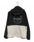 stussy (ステューシー) ナイロンジャケット ブラック×アイボリー サイズ:M：10000円